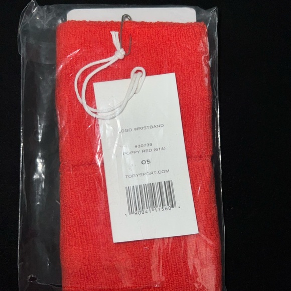 Tory Burch Sport Sweatband Logo Wristband Tennis Golf Workout Tory Sport - Picture 4 of 4